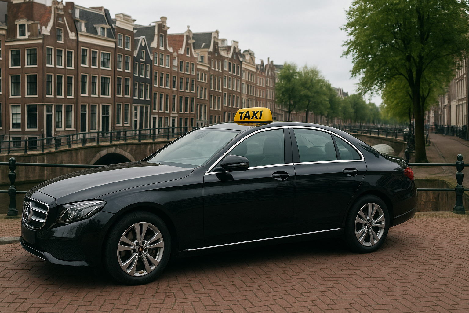 Foto bij Zakelijke taxi Amsterdam: efficiënt reizen naar Schiphol