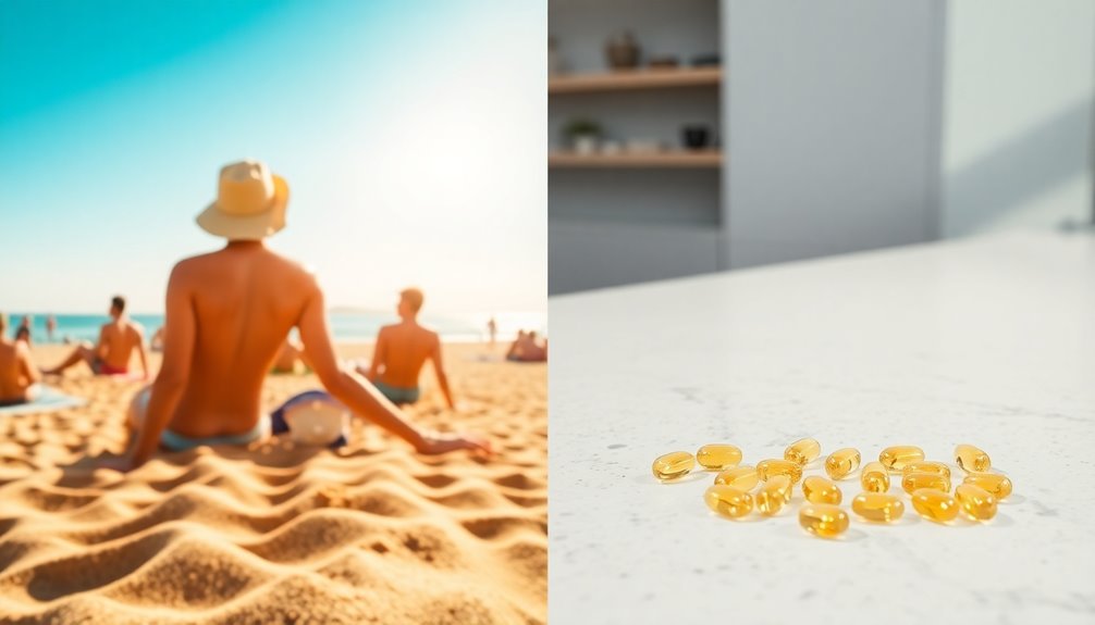 sun exposure vs supplements